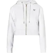 Mymo Sudadera con cremallera 'Biany' blanco