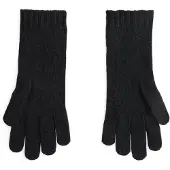 Ralph Lauren Guantes con dedos negro
