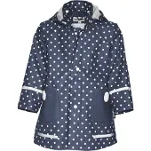 Playshoes Abrigo azul oscuro / blanco