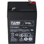 FIAMM Batería recargable FG10451, 6 voltios, 4,5 Ah