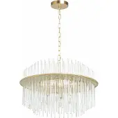 Toolight Lámpara Colgante De Techo App1653-6Cp 50Cm Gold50X50X55Cm