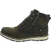 Rieker Botas con cordones gris / oliva