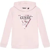 GUESS Sudadera rosa / rosa oscuro / negro