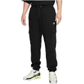 Nike Pantalón 'Club' negro / blanco