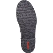 Rieker Botines con cordones gris oscuro