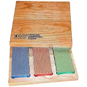Dmt Whetstone Bench Stone juego de 3-unidades W6EFC