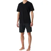 Schiesser Pijama corto negro