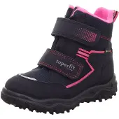 Superfit Botas de nieve 'HUSKY' navy / gris plateado / fucsia