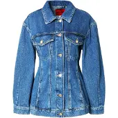 HUGO Chaqueta de entretiempo azul denim