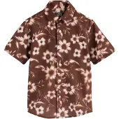 Next Camisa marrón / blanco