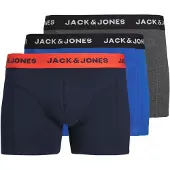 Jack & Jones Calzoncillo boxer azul / navy / gris moteado / negro