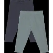 Minymo - Kid's Leggings (2-Pack) - Leggings size 74, turquesa