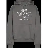 New Balance Sudadera 'Trackside' antracita / blanco