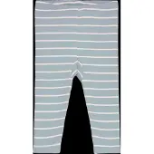 Fixoni Leggings azul claro / blanco