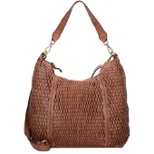 Campomaggi Mangrovia Bolsa de hombro Piel natural 35 cm marrón