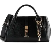 GUESS Bolso de hombro 'BROOKE HIGH SOCIETY SATCHEL HWBG98 97060' negro