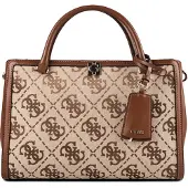 GUESS Bolso de mano 'AUDREY' beige / marrón