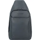 Piquadro Black Square Piel natural 39 cm azul