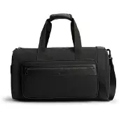 Tommy Hilfiger Bolsa de viaje 'Logo Mixed Texture Duffel' negro