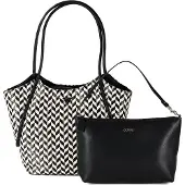 GUESS Bolso de hombro 'TESSI' negro