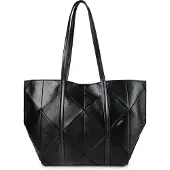 Calvin Klein Shopper 'Woven Emblem Tote' negro