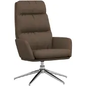 Syfax Sillón de relax de tela gris taupe