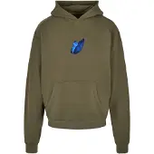 Mister tee Sudadera 'Le Papillon' beige / zafiro / oliva / negro
