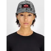 Alpha industries Gorra gris oscuro / oliva / naranja oscuro / negro