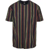 Urban Classics Camiseta azul oscuro / amarillo / rojo