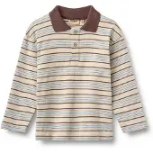 Wheat Camiseta 'Fred' beige / azul claro / marrón