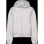 Weekday Sudadera con cremallera 'Scarlet' gris