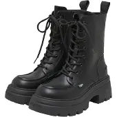 Buffalo Botines con cordones 'Zaven' negro