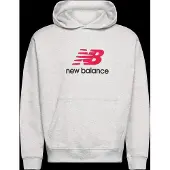 New Balance Athletics French Terry Logo Hoodie Ash Talla: L | Sudaderas con Capucha Outlet | Hombre
