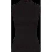 BOSS Top de punto negro