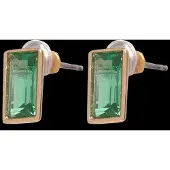 Ralph Lauren Pendientes oro / esmeralda