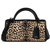 GUESS Bolso de mano 'AUDREY' brocado / capuchino / negro