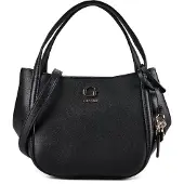 GUESS Bolso de hombro 'LUCCI GIRLFRIEND SAT HWBG97 39050' negro