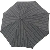 Doppler Diplomat Paraguas de palo 91 cm gris