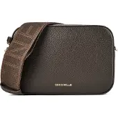 Coccinelle Bolso de hombro 'TEBE' marrón oscuro