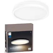 Philips Hue Luz De Plafón Panel Redondo Aurelle Blanco