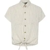 Pieces Blusa 'PCPia' ecru / gris