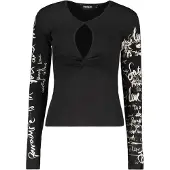 Desigual Camiseta negro / blanco