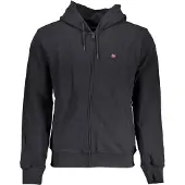 Napapijri Sudadera con cremallera 'BALIS' rojo / negro / blanco