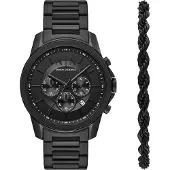 Giorgio Armani Conjunto de joyería 'Banks' negro
