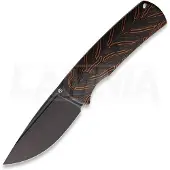 Petrified Fish Beluga - Blackwash - G10, negro, naranja