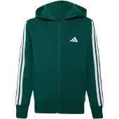 Adidas Sudadera con cremallera 'Essentials' pino / blanco