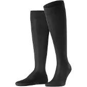 Falke Calcetines hasta la rodilla gris claro / negro