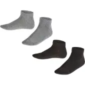 Falke Calcetines gris moteado / negro