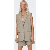 ONLY Chaleco para traje 'LINDA' greige