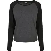 Urban Classics Camiseta gris oscuro / negro